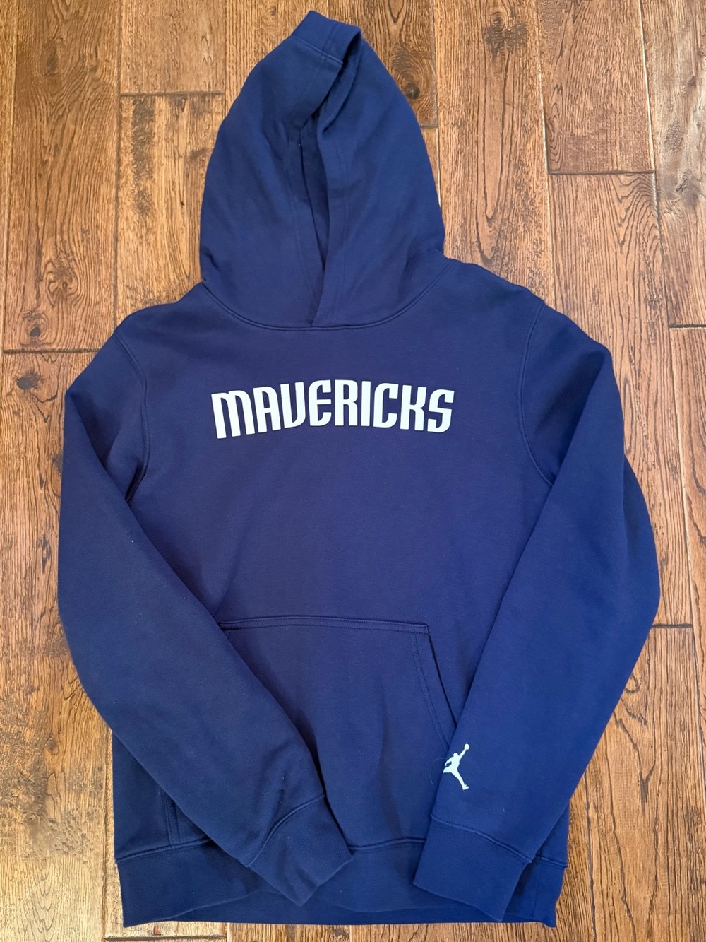 Mavericks Jordan Navy Hoodie - youth xl Pullover Hoodie